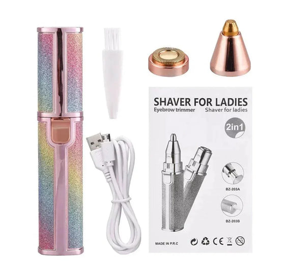 2 In 1 Eyebrow Trimmer & Hair Shaver